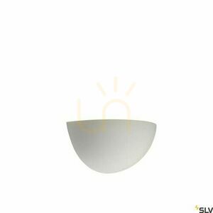 Vägglampa SLV PLASTRA 101 vit gips E14 40W 148013 small 1