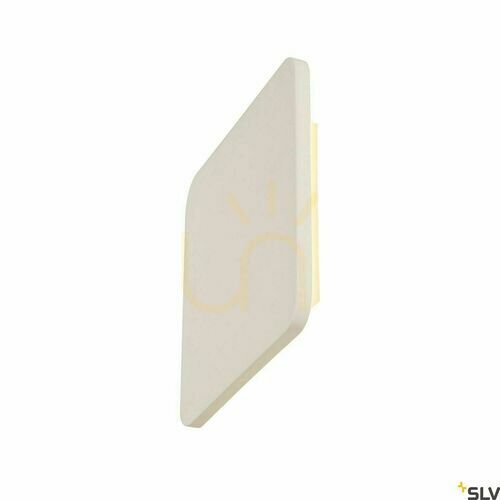 Kontrollera Vägg-/taklampa SLV PLASTRA SQUARE vit gips LED 10,5W 3000K 30x30 cm 148019