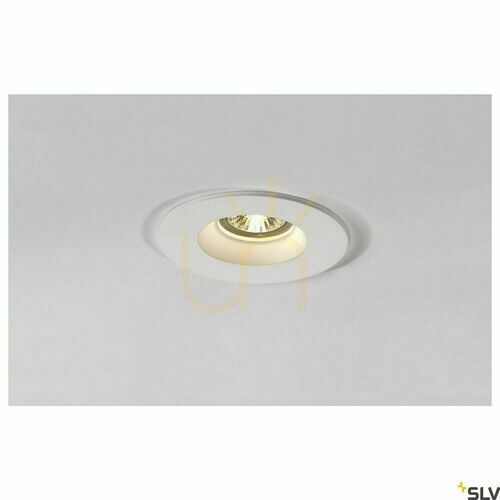 Kontrollera Infälld armatur SLV PLASTRA vit gips GU10 13 cm 148070