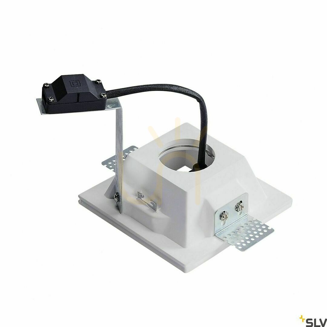 Förhandsvisning Infälld armatur SLV PLASTRA vit gips GU10 35W 148071 Infälld armatur SLV PLASTRA vit gips GU10 35W 148071