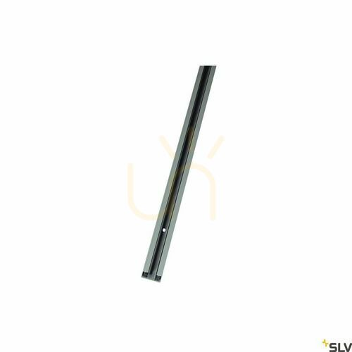 Kontrollera Belysningsskena SLV 1 SYSTEM 1-fas grå aluminium 100 cm 143012