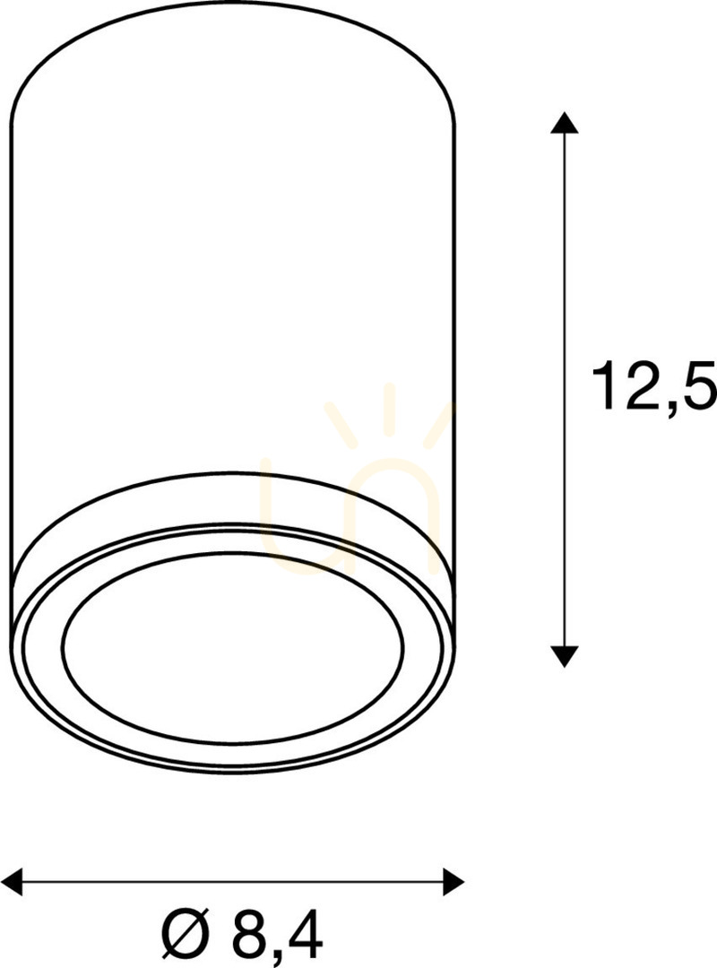 Utsikt Utomhustaklampa SLV ENOLA Round S antracit 9W IP65 1003426 Utomhustaklampa SLV ENOLA Round S antracit 9W IP65 1003426