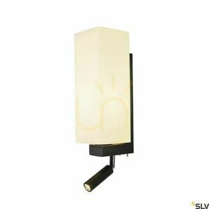 Vägglampa SLV QUADRASS Spot svart glas/stål LED 3000K 1003428 small 0