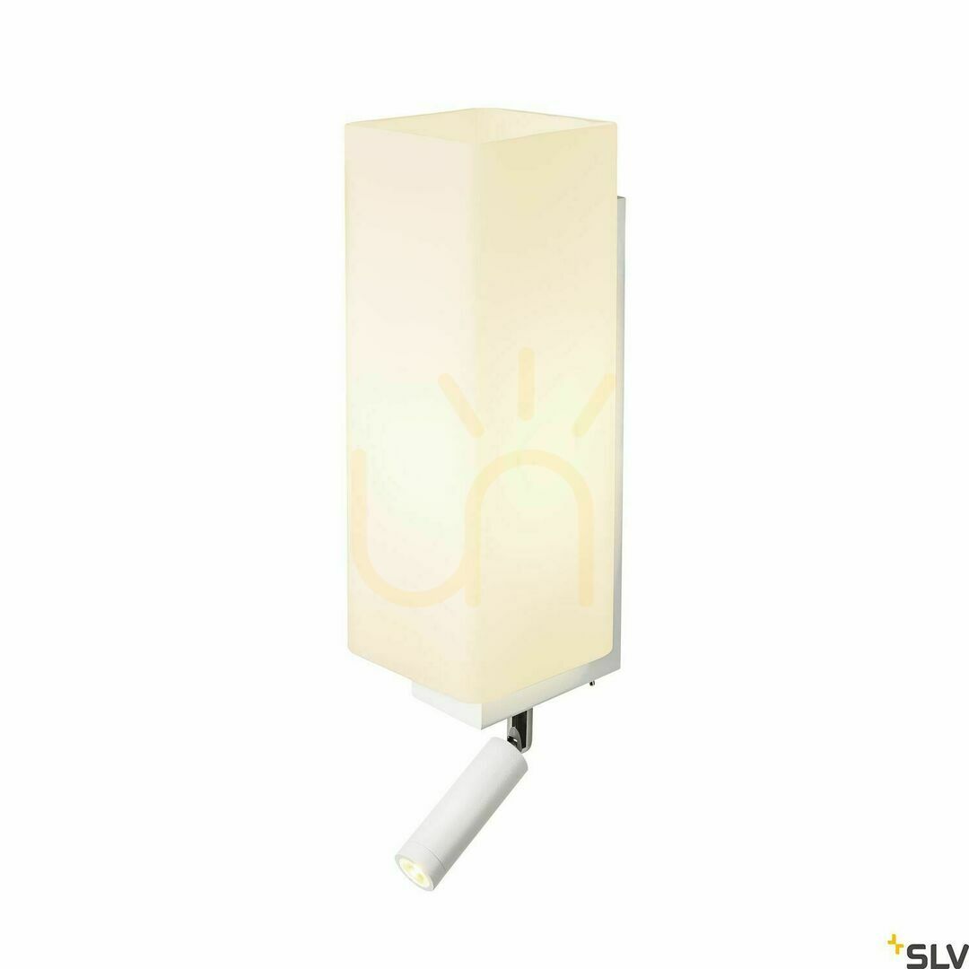 Förhandsvisning Vägglampa SLV QUADRASS Spot vit 2W 3000K 1003429 Vägglampa SLV QUADRASS Spot vit 2W 3000K 1003429
