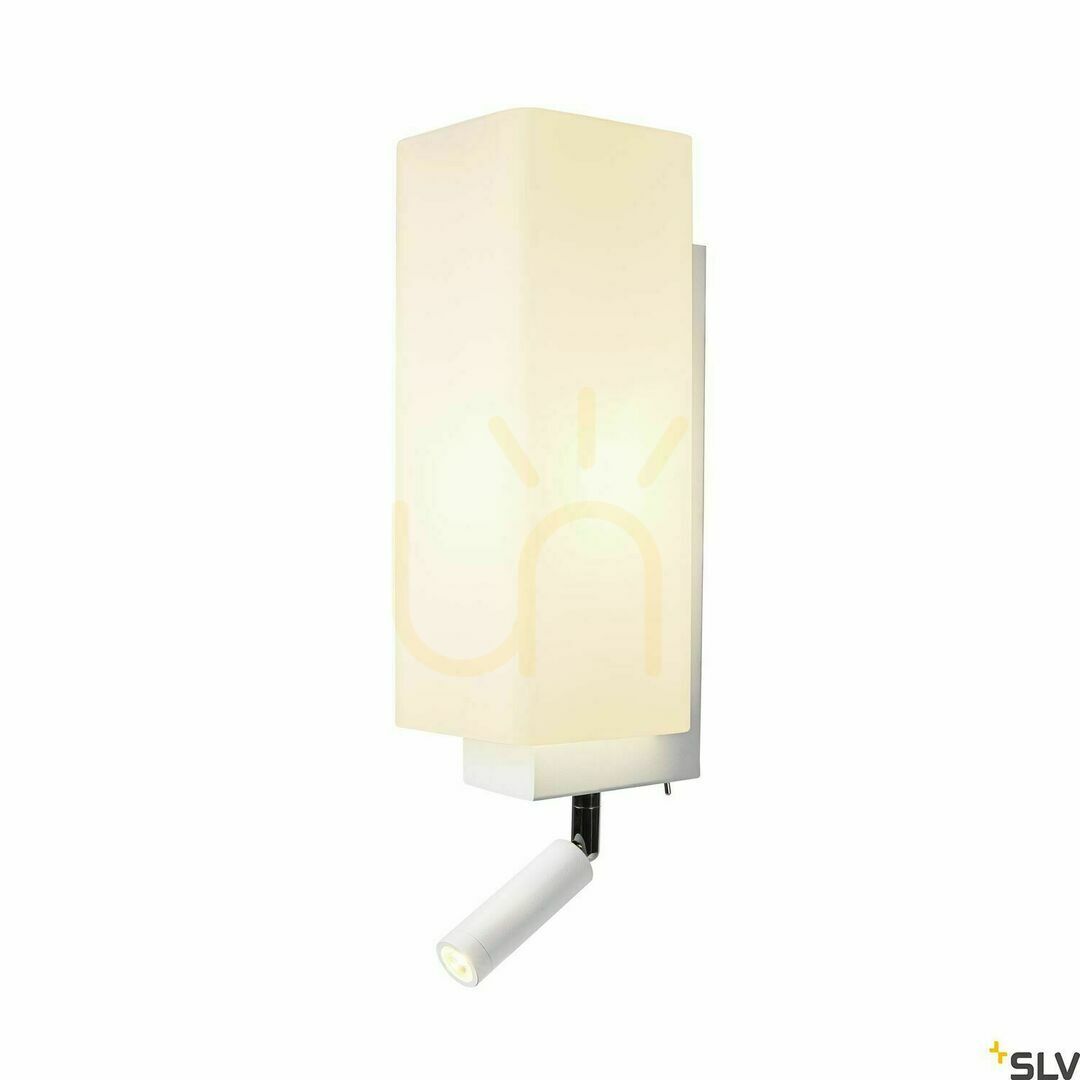 Kontrollera Vägglampa SLV QUADRASS Spot vit 2W 3000K 1003429 Vägglampa SLV QUADRASS Spot vit 2W 3000K 1003429