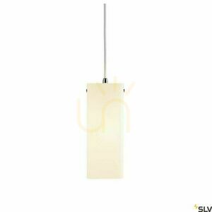 Pendant Light SLV QUADRASS Chrome Opal Glass 40W 1003432 small 1