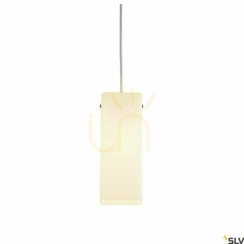 Kontrollera Pendant Light SLV QUADRASS Chrome Opal Glass 40W 1003432