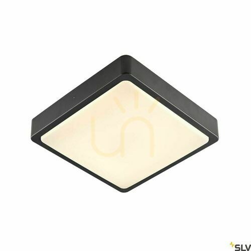 Kontrollera Utomhusvägglampa SLV AINOS Square antracit 17W IP65 3000/4000K 1003450