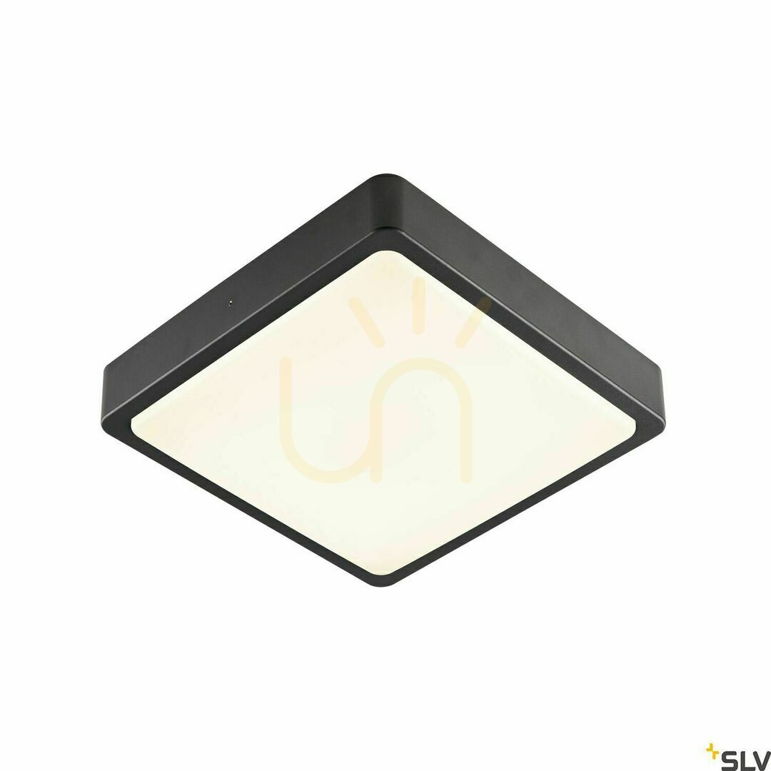 Utsikt Utomhusvägglampa SLV AINOS Square antracit 18W IP65 LED 1003452 Utomhusvägglampa SLV AINOS Square antracit 18W IP65 LED 1003452