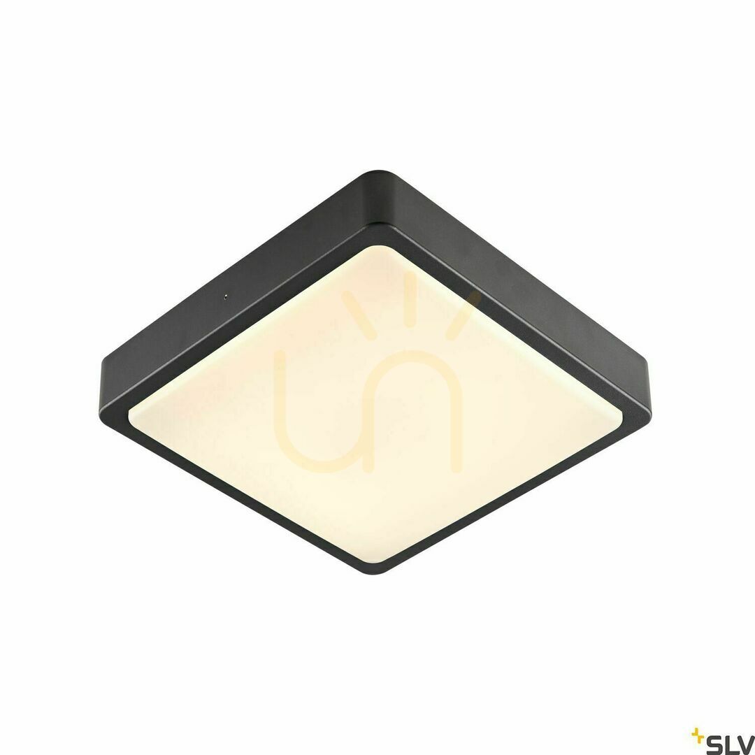 Kontrollera Utomhusvägglampa SLV AINOS Square antracit 18W IP65 LED 1003452 Utomhusvägglampa SLV AINOS Square antracit 18W IP65 LED 1003452
