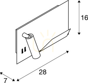 Vägglampa SLV SOMNILA svart LED 15W 3000K USB 1003455 6 Vägglampa SLV SOMNILA svart LED 15W 3000K USB 1003455 small 6