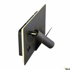Vägglampa SLV SOMNILA svart 15W 3000K USB 1003456 small 2