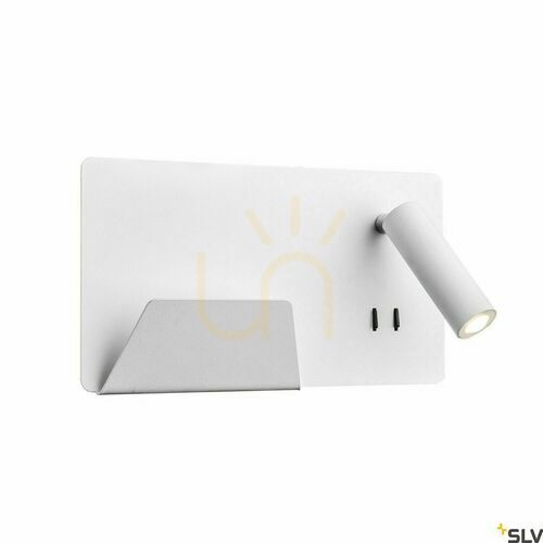 Kontrollera Vägglampa SLV SOMNILA vit LED 15W 3000K 770lm 1003457
