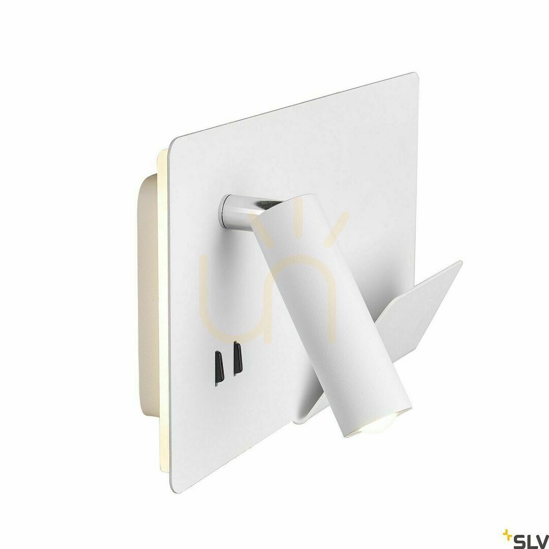 Utsikt Vägglampa SLV SOMNILA vit LED 15W 3000K USB 1003458 Vägglampa SLV SOMNILA vit LED 15W 3000K USB 1003458