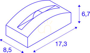 Utomhusvägglampa SLV OUT-BEAM FRAME CW antracit LED 3,5W 3000K IP55 1003518 small 6