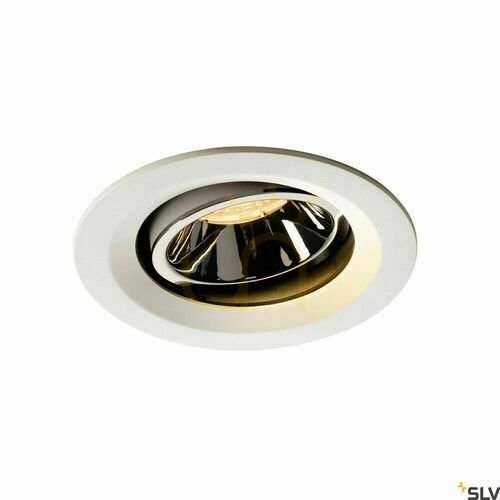 Kontrollera Infälld armatur SLV NUMINOS MOVE DL M vit/krom 2700K 17,55W 1003570