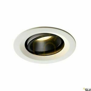 Infälld armatur SLV NUMINOS MOVE DL M vit/svart 17,55W 3000K 1003592 small 0