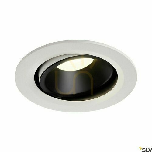 Kontrollera Infälld armatur SLV NUMINOS MOVE DL L vit/svart 4000K 2350lm 1003685