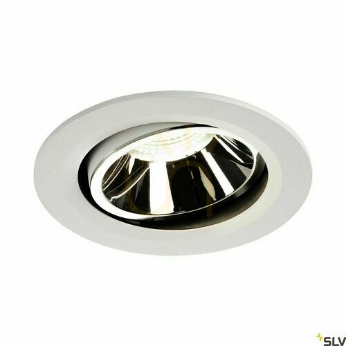 Kontrollera Infälld armatur SLV NUMINOS MOVE DL L vit/krom 4000K 2350lm 1003693