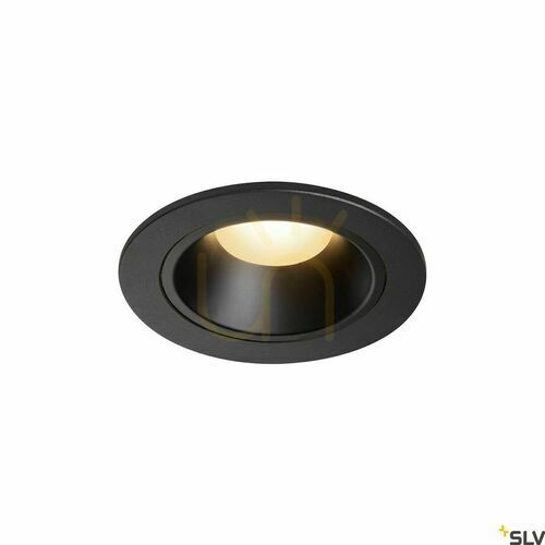 Kontrollera Infälld armatur SLV NUMINOS DL S svart 2700K 8,6W 1003775