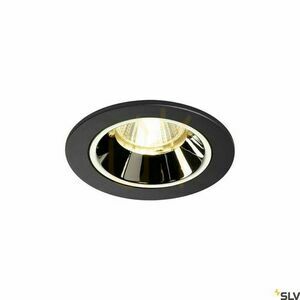 Infälld armatur SLV NUMINOS DL S svart/krom 3000K 8,6W 1003795 small 0