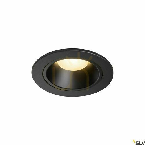 Kontrollera Infälld armatur SLV NUMINOS DL S svart 8,6W 3000K 690lm 1003799