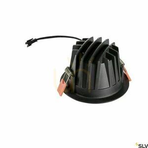 Infälld armatur SLV NUMINOS DL M svart/krom 3000K 17,55W 1003870 small 1