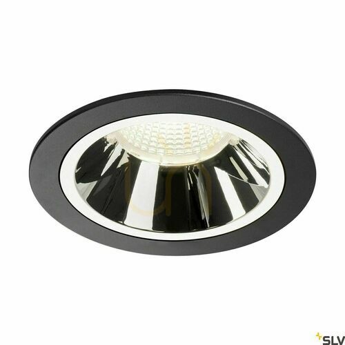 Kontrollera Infälld armatur SLV NUMINOS DL L svart/krom 25,41W 4000K 2350lm utan driftdon 1003969