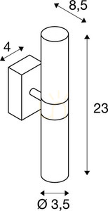 Vägglampa SLV MIBO Wall Up-Down krom glas/aluminium G9 25W 151282 small 5