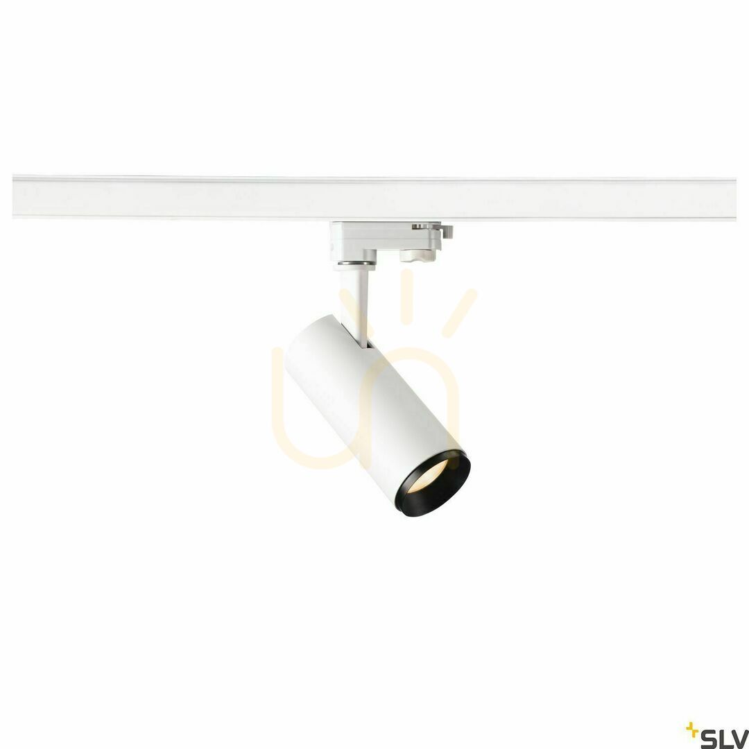 Kontrollera Spårljus SLV NUMINOS PHASE S 3-fas 2700K vit/svart 1004080 Spårljus SLV NUMINOS PHASE S 3-fas 2700K vit/svart 1004080