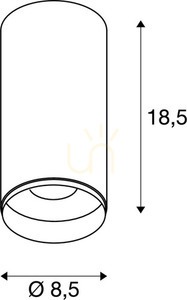 Taklampa SLV NUMINOS CL PHASE M svart 20,1W 4000K 2120lm 1004235 3 Taklampa SLV NUMINOS CL PHASE M svart 20,1W 4000K 2120lm 1004235 small 3