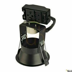 Infälld armatur SLV HORN 1 svart stål 50W 230V 112910 small 1