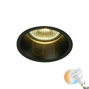 Infälld armatur SLV HORN 1 svart stål 50W 230V 112910 small 0