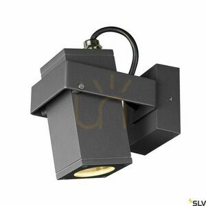 Utomhusvägglampa SLV THEO BRACKET antracit/transparent IP65 7W 1004653 small 2