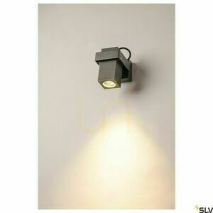 Utomhusvägglampa SLV THEO BRACKET antracit/transparent IP65 7W 1004653 small 4