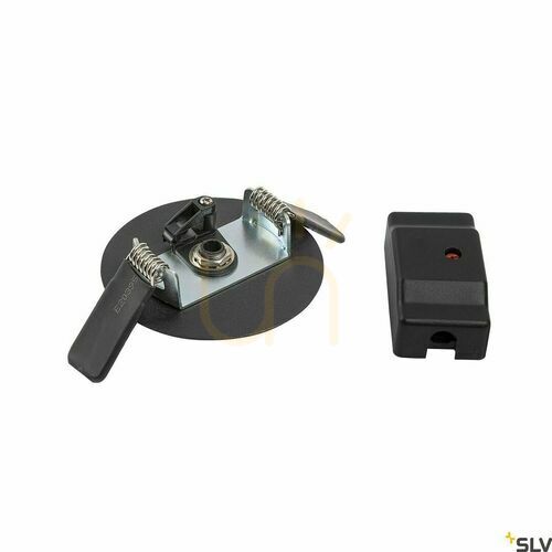 Kontrollera Infälld takrosett SLV FITU svart 8,5 cm 1004674