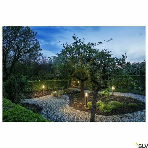 Kontrollera Outdoor pollare SLV OVALISK 75 antracit 9,2W IP65 1004680
