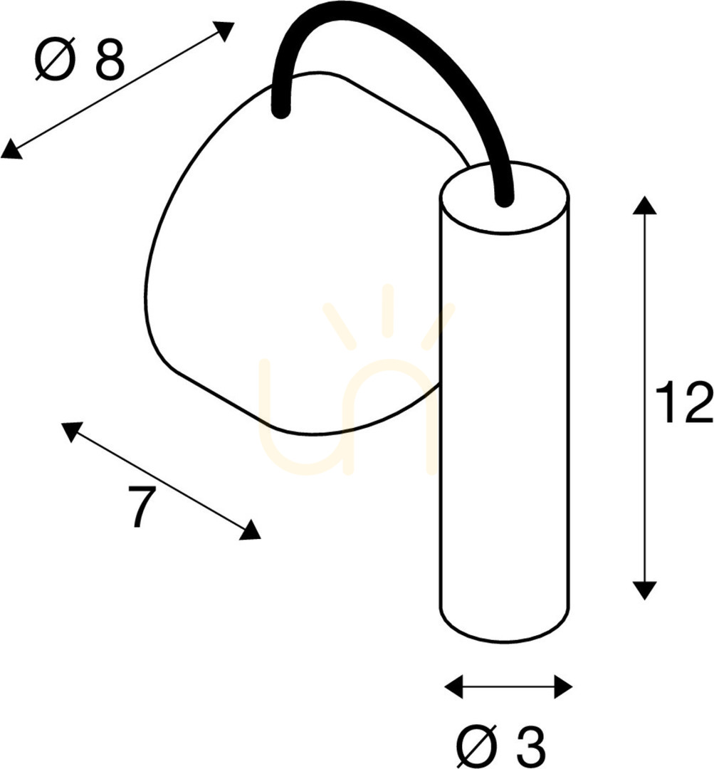 Utsikt Vägglampa SLV KARPO MAGN svart 6,2W 3000K dimbar 1004706 Vägglampa SLV KARPO MAGN svart 6,2W 3000K dimbar 1004706