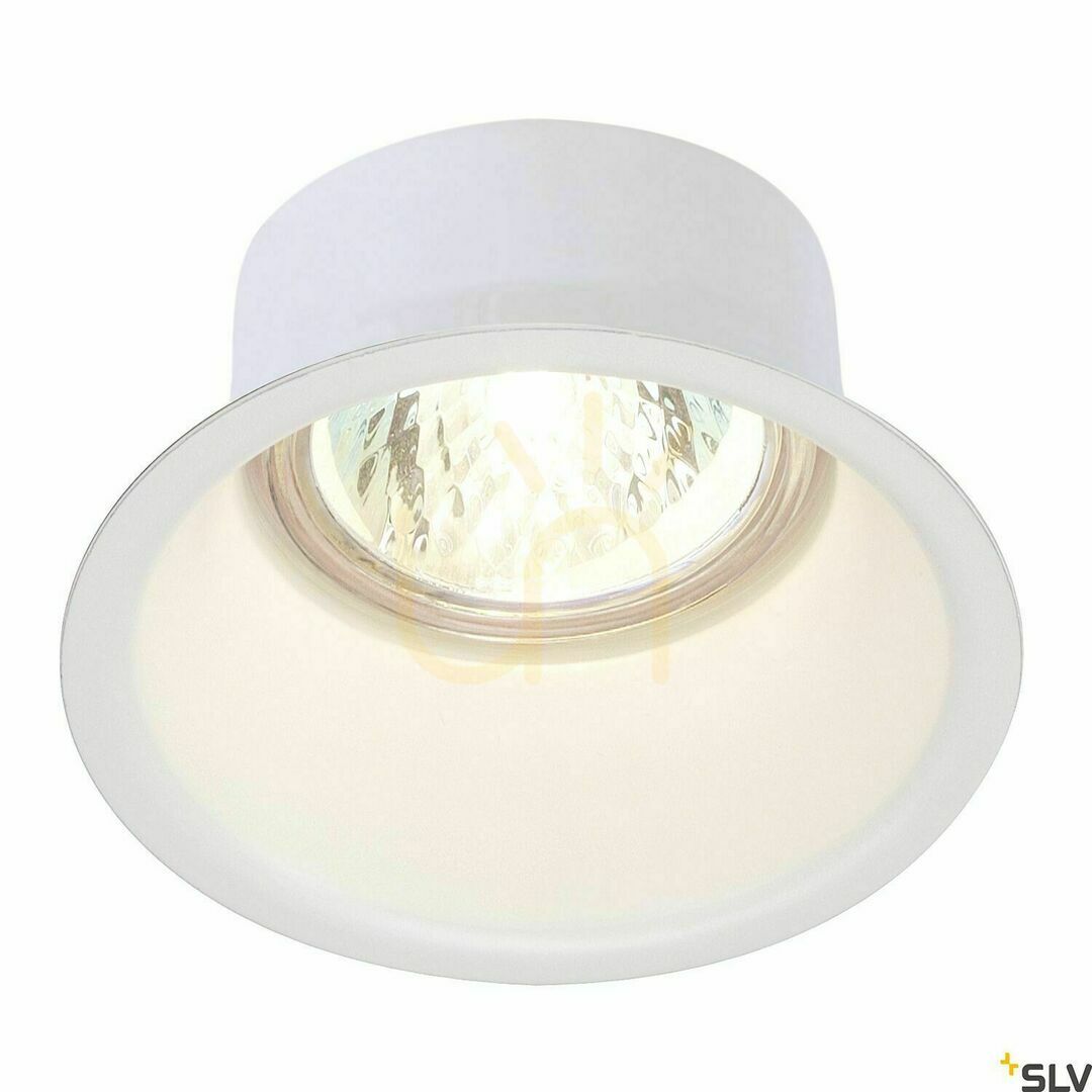 Kontrollera Infälld armatur SLV HORN 1 vit stål 50W 112911 Infälld armatur SLV HORN 1 vit stål 50W 112911