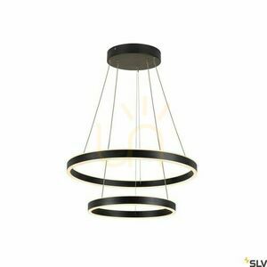 Pendant Light SLV ONE Double PD Black 60 cm 35W 2700/3000K 1004765 0 Pendant Light SLV ONE Double PD Black 60 cm 35W 2700/3000K 1004765 small 0