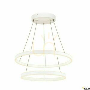 Pendant Light SLV ONE DOUBLE DALI White 80 cm 55W 3000/4000K 1004768 small 0