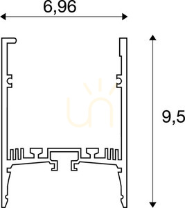 LED-profil SLV GRAZIA 60 vit aluminium 150 cm 1004897 small 6