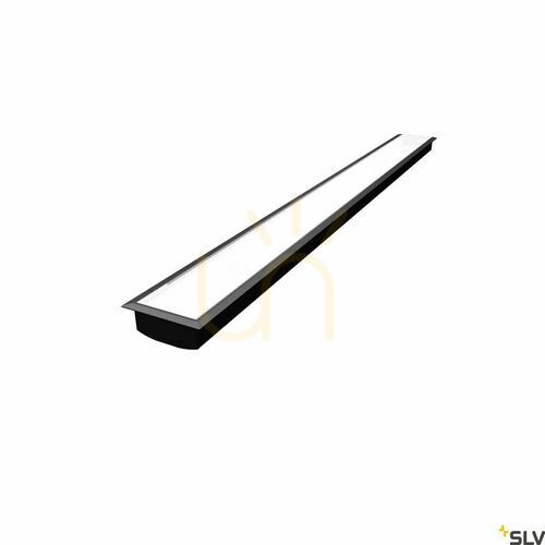 Kontrollera LED-profil SLV GRAZIA 60 svart aluminium 150 cm 1004905