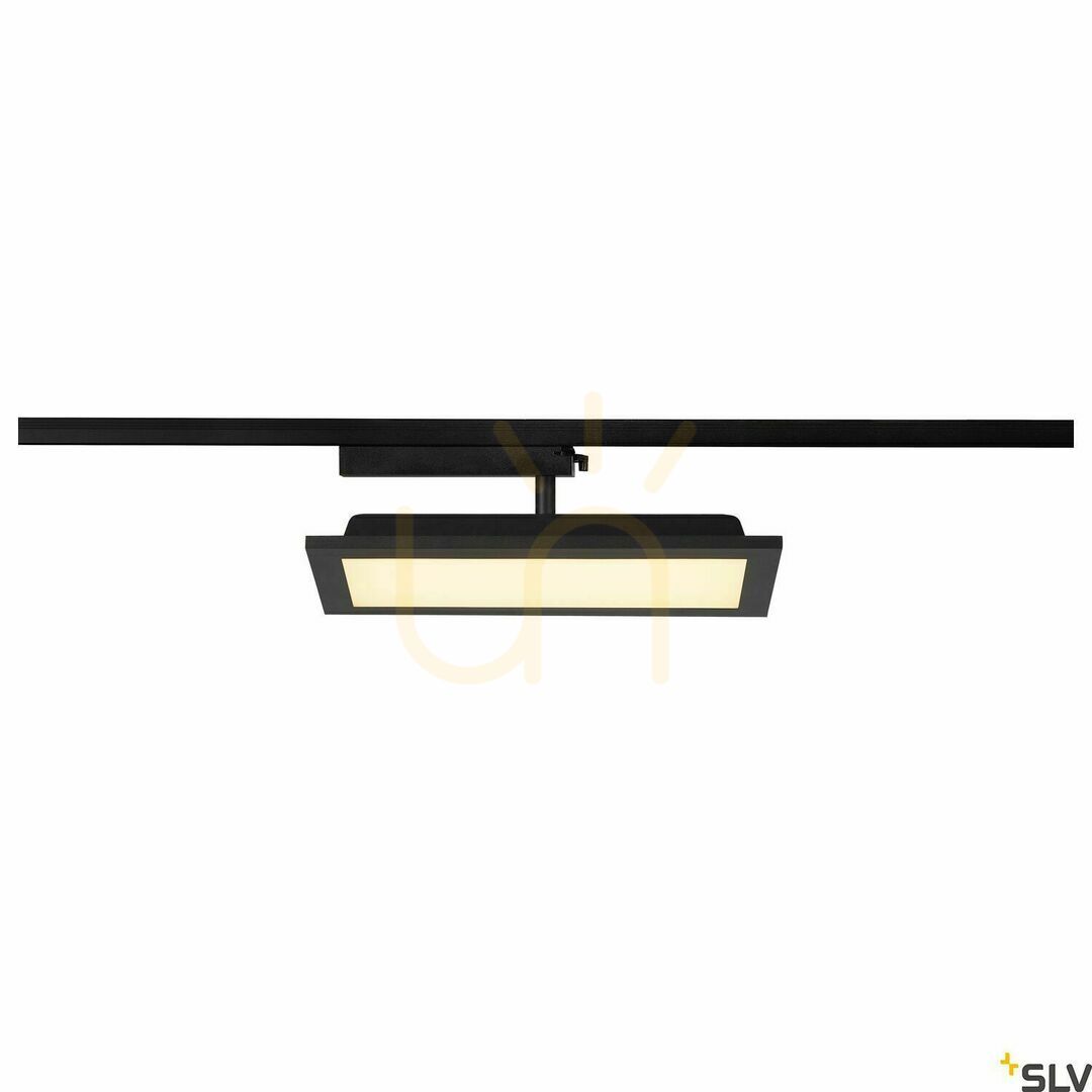Kontrollera Spårljus SLV PANEL svart 18W 3000K 1800lm 150x300 mm 1004933 Spårljus SLV PANEL svart 18W 3000K 1800lm 150x300 mm 1004933