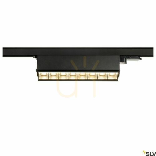 Kontrollera Spårljus SLV SIGHT MOVE svart 26W 3000K 2700lm 3-fas 1004686