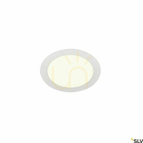 Kontrollera Infälld armatur SLV SENSER 18 DL vit 12W 4000K 1004695