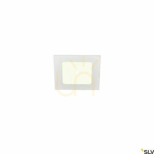 Kontrollera Infälld armatur SLV SENSER 12 DL vit 6,4W 4000K 1004697