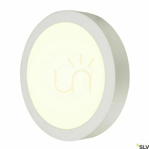 Kontrollera Utanpåliggande lampa SLV SENSER 24 CW rund vit LED 15W 4000K 1004702