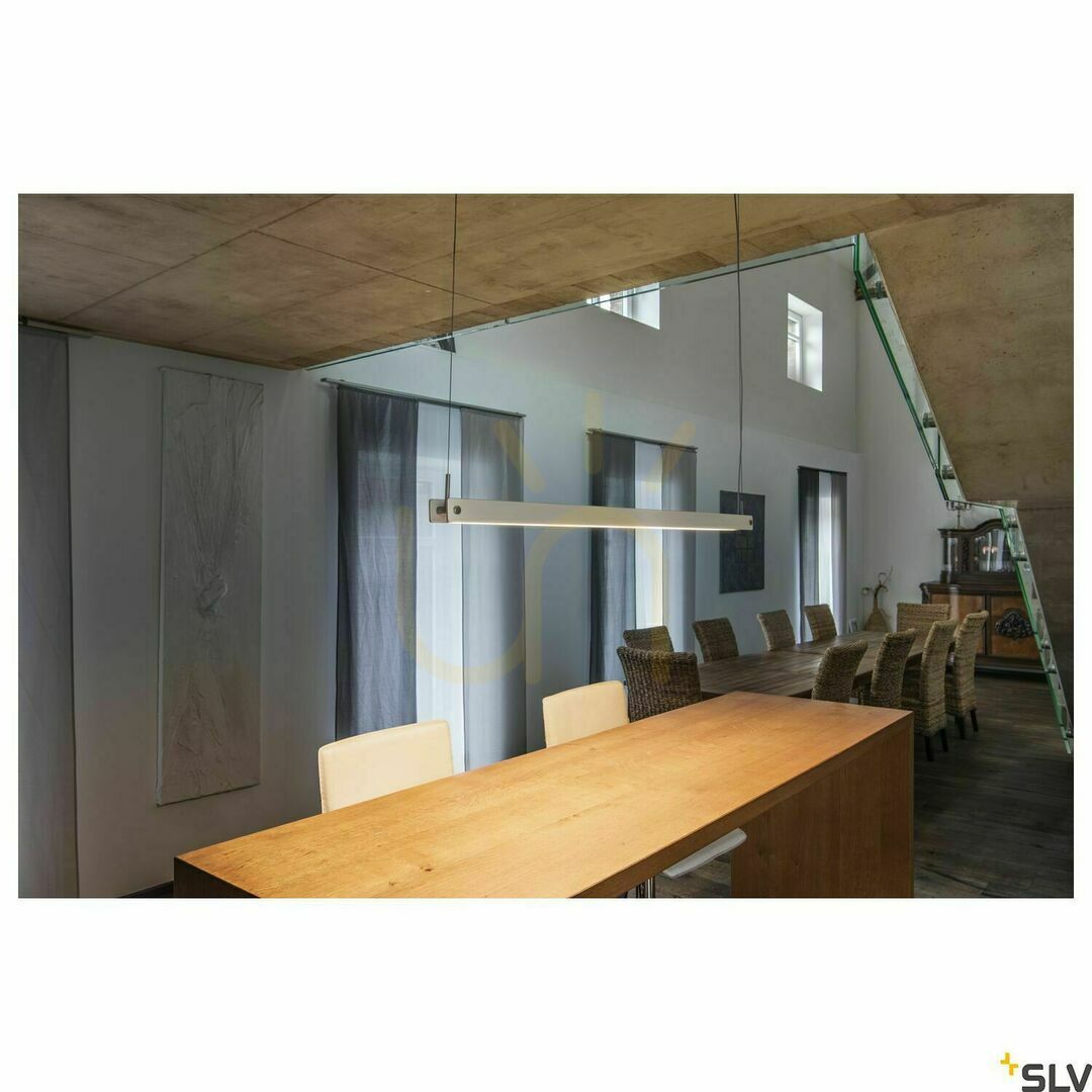 Kontrollera Pendellampa SLV NOYA PD PHASE vit 120 cm 32 W CCT 2700/3000 K 1003532 Pendellampa SLV NOYA PD PHASE vit 120 cm 32 W CCT 2700/3000 K 1003532