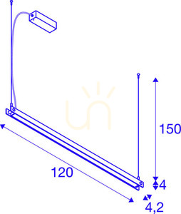 Pendellampa SLV NOYA PD PHASE vit 120 cm 32 W CCT 2700/3000 K 1003532 6 Pendellampa SLV NOYA PD PHASE vit 120 cm 32 W CCT 2700/3000 K 1003532 small 6